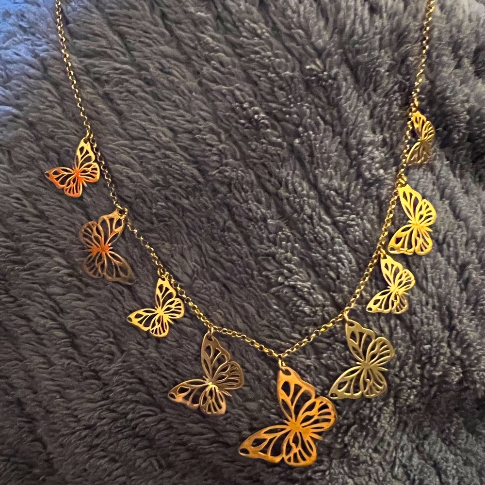 Sterling Silver Butterfly Necklace